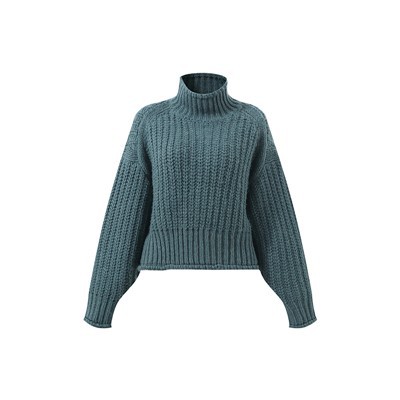 Naiste talvine kõrge kaelusega kampsun